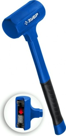 Молоток ЗУБР БМО безынерционный облитый эластомером 900 г 52 мм [2049-900]