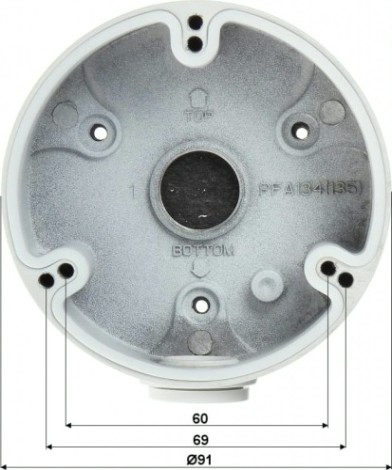 Монтажная коробка DAHUA DH-PFA134 для цилиндрических видеокамер