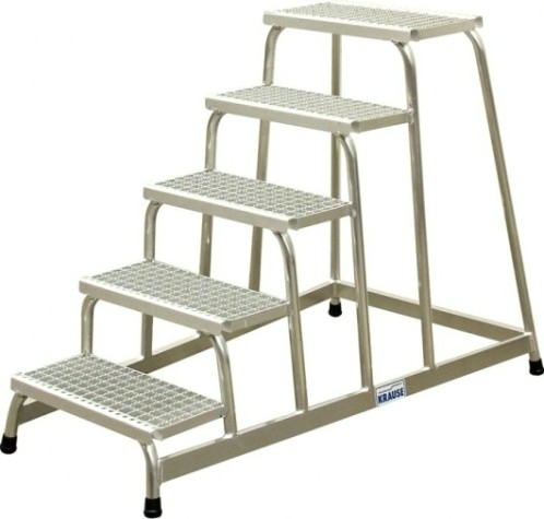 Монтажная подставка KRAUSE STABILO 5 ступеней с решетчатыми ступенями 805355 [805355]