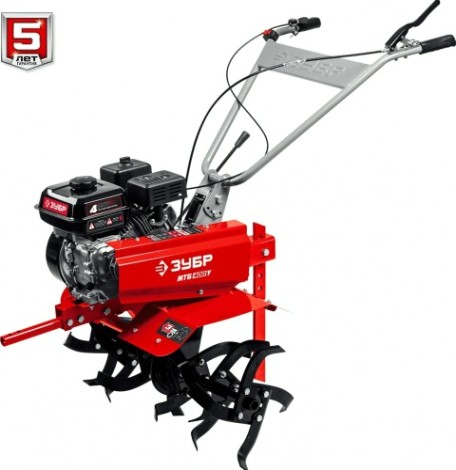 Мотоблок ЗУБР МТБ-400 У 7 л.с. с понижающей передачей, увеличенные колеса [МТБ-400 У]
