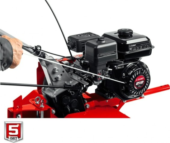 Мотоблок ЗУБР МТБ-400 У 7 л.с. с понижающей передачей, увеличенные колеса [МТБ-400 У]