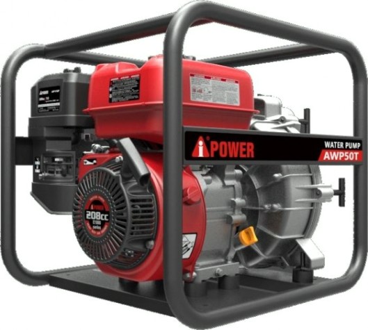 Мотопомпа бензиновая A-iPOWER AWP 50T для грязной воды [30221]