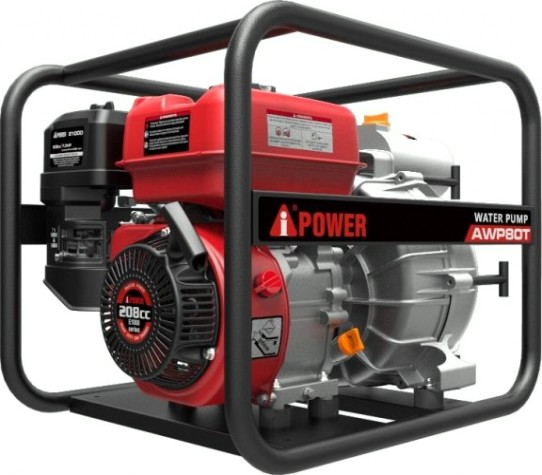 Мотопомпа бензиновая A-iPOWER AWP 80Т для грязной воды [30231]