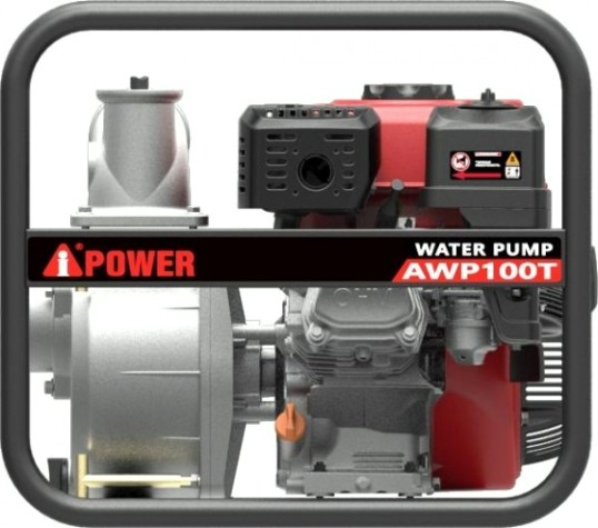 Мотопомпа бензиновая A-iPOWER AWP100T для грязной воды [30241]