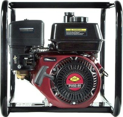 Мотопомпа бензиновая DDE PH50-80 для слабозагрязненной воды, высоконапорная