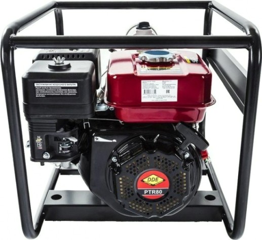 Мотопомпа бензиновая DDE PTR 80 для грязной воды [PTR80]