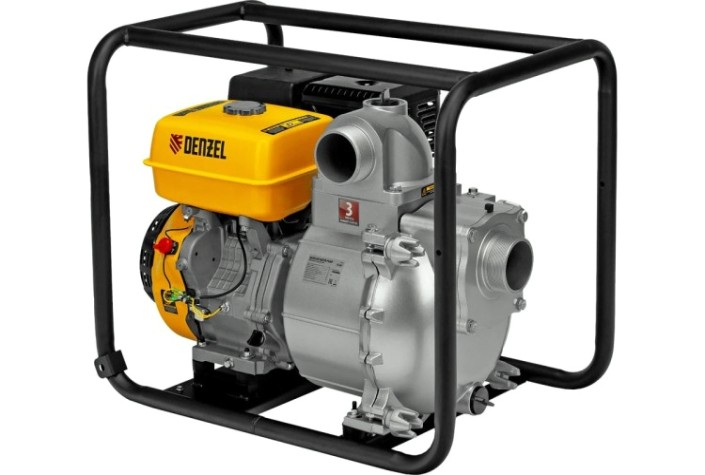 Мотопомпа бензиновая для грязной воды Denzel PX-80D [99204]