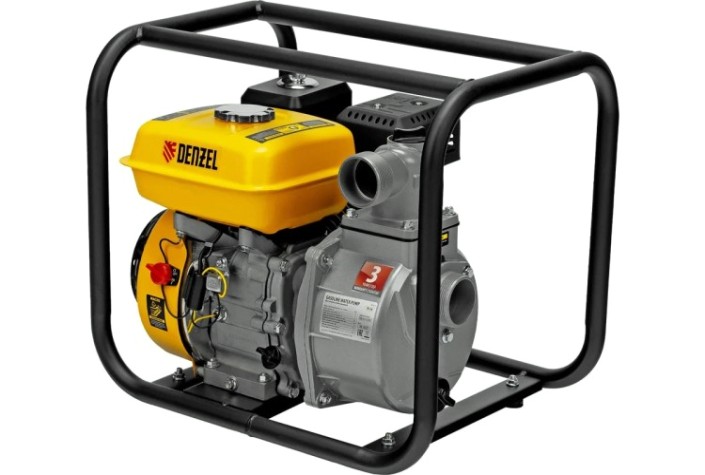 Мотопомпа бензиновая для слабозагрязненной воды Denzel PX-50 [99201]