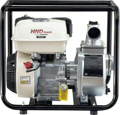 Мотопомпа бензиновая для слабозагрязненной воды HND WP20PC Мотопомпа бензиновая для слабозагрязненной воды HND WP20PC