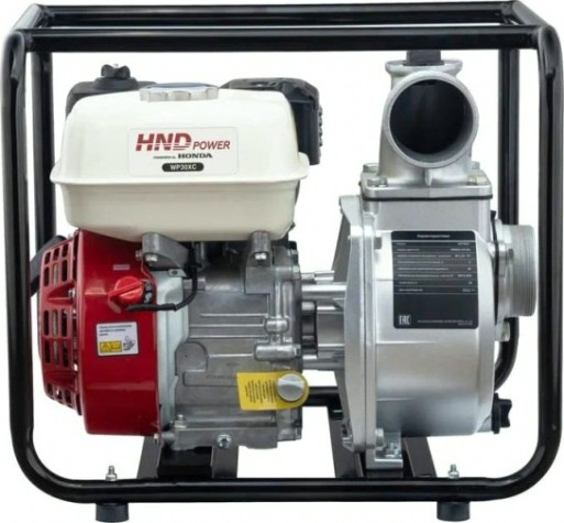 Мотопомпа бензиновая для слабозагрязненной воды HND WP30XC Мотопомпа бензиновая для слабозагрязненной воды HND WP30XC