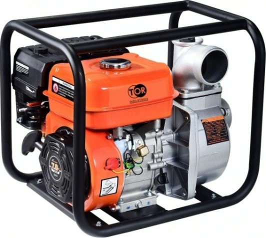 Мотопомпа бензиновая для слабозагрязненной воды TOR KM50CX 28 м3/час [1017685]