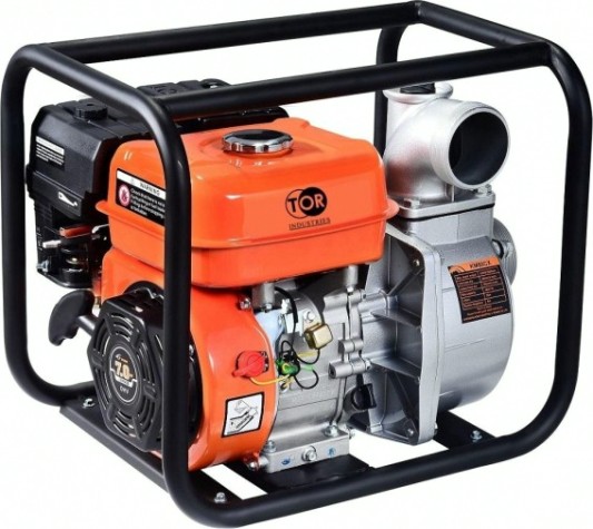 Мотопомпа бензиновая для слабозагрязненной воды TOR WP-40 87 м3/ч [2054087]