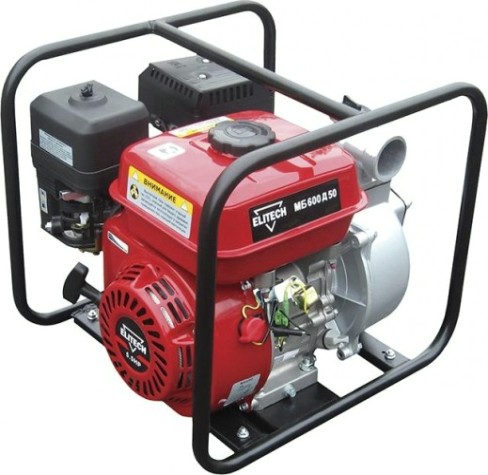 Мотопомпа бензиновая ELITECH МБ 600 Д 50 для слабозагрязненной воды [155204]