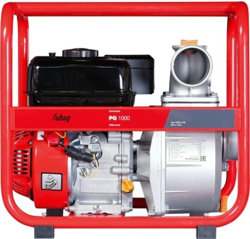 Мотопомпа бензиновая FUBAG PG 1000 для слабозагрязненной воды [838751]