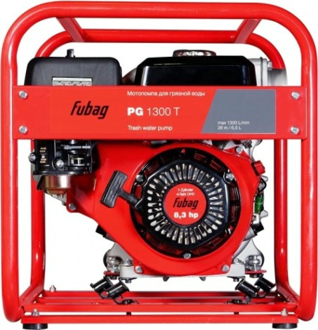 Мотопомпа бензиновая FUBAG PG 1300T для грязной воды [838247]