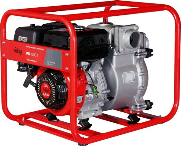 Мотопомпа бензиновая FUBAG PG 1300T для грязной воды [838247]