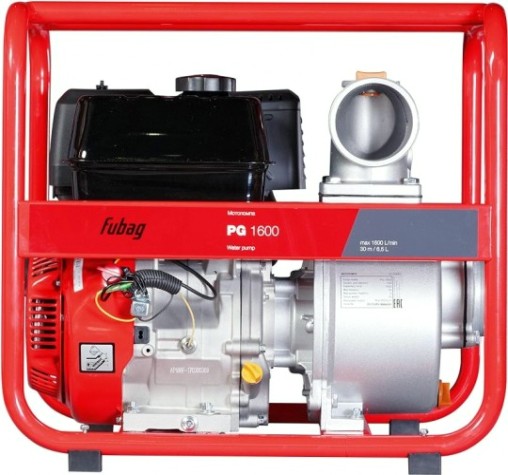 Мотопомпа бензиновая FUBAG PG 1600 для слабозагрязненной воды [568715]