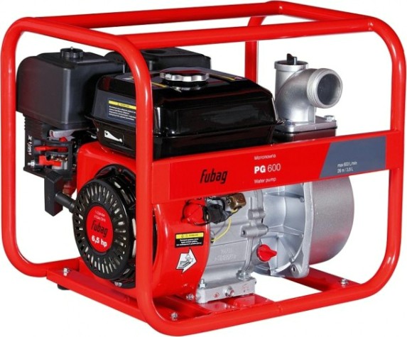 Мотопомпа бензиновая FUBAG PG 600 для слабозагрязненной воды [568713]