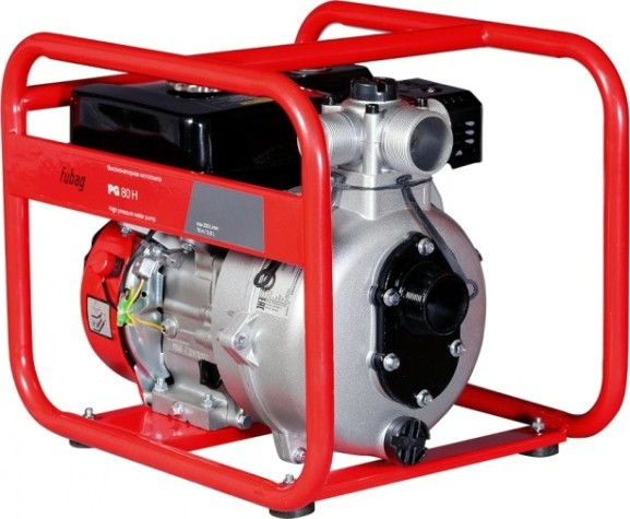 Мотопомпа бензиновая FUBAG PG 80 H для слабозагрязненной воды, высоконапорная [641022]