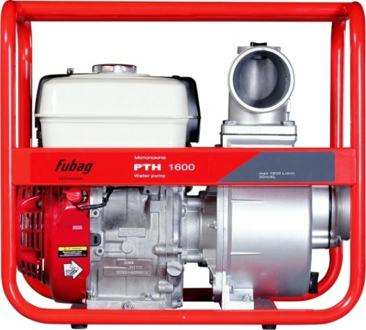 Мотопомпа бензиновая FUBAG PTH 1600 для слабозагрязненной воды [431299]