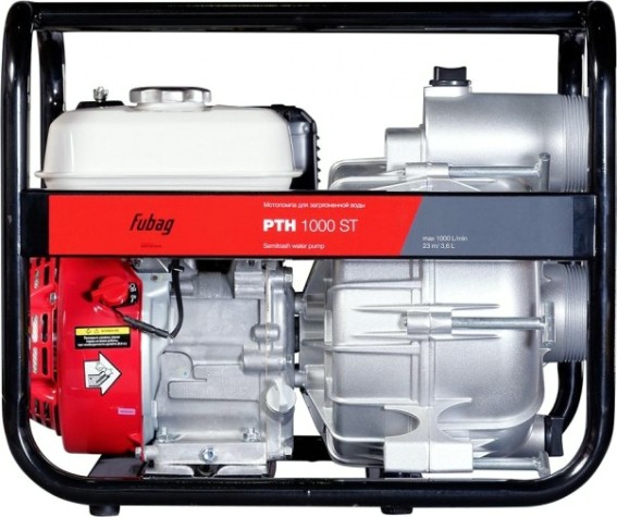 Мотопомпа бензиновая FUBAG PTН 1000 ST для слабозагрязненной воды [838217]