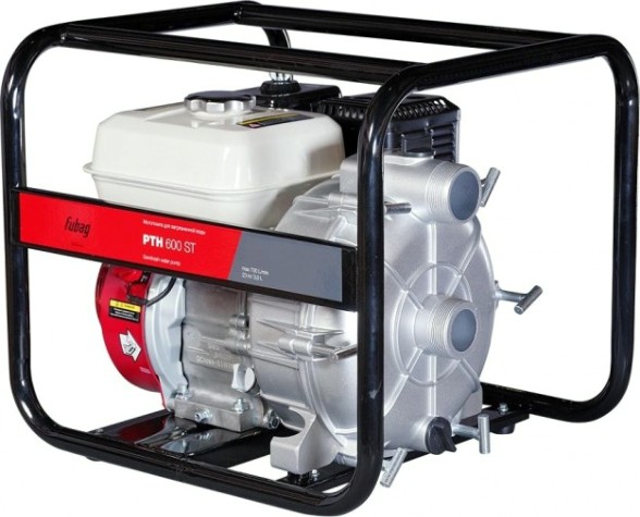 Мотопомпа бензиновая FUBAG PTН 600 ST для слабозагрязненной воды [838216]