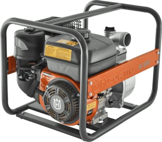 Мотопомпа бензиновая HUSQVARNA W50P для слабозагрязненной воды 9676390-02 Мотопомпа бензиновая HUSQVARNA W50P для слабозагрязненной воды 9676390-02