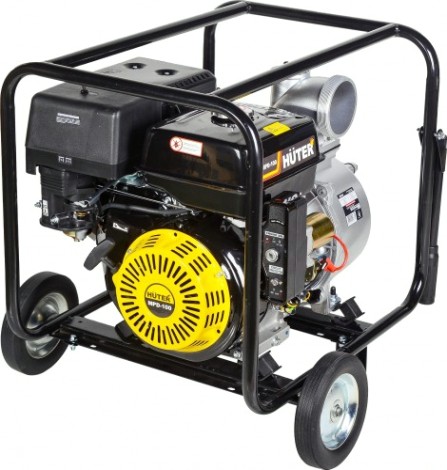 Мотопомпа бензиновая HUTER MPD-100 для грязной воды [70/11/6]