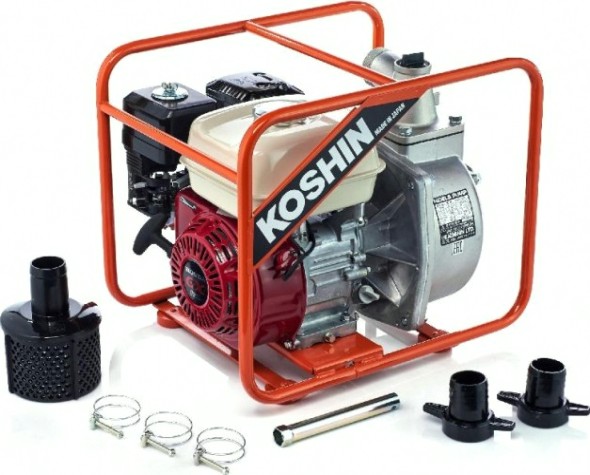 Мотопомпа бензиновая KOSHIN SERH 50B для слабозагрязненной воды, высоконапорная [SERH-50B]