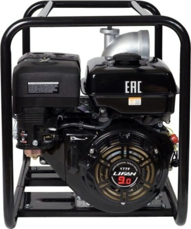 Мотопомпа бензиновая LIFAN 100ZB26-5.8Q для слабозагрязненной воды