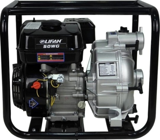 Мотопомпа бензиновая LIFAN 50WG для грязной воды [50WG]