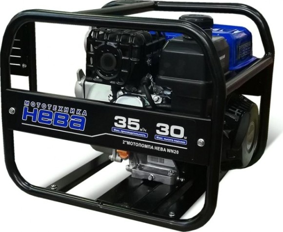 Мотопомпа бензиновая НЕВА WN 20 для слабозагрязненной воды [4650002230743]