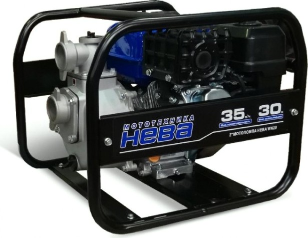 Мотопомпа бензиновая НЕВА WN 20 для слабозагрязненной воды [4650002230743]