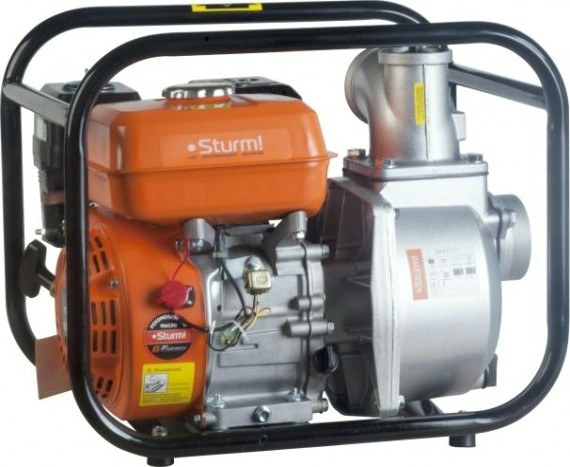 Мотопомпа бензиновая Sturm BP87101 для слабозагрязненной воды Мотопомпа бензиновая Sturm BP87101 для слабозагрязненной воды