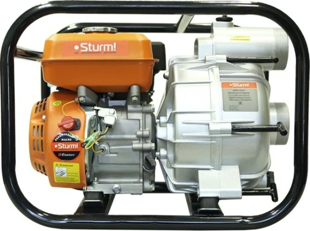 Мотопомпа бензиновая Sturm BP8710GV для грязной воды Мотопомпа бензиновая Sturm BP8710GV для грязной воды
