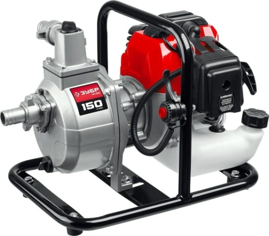 Мотопомпа бензиновая ЗУБР МП- 150 для слабозагрязненной воды [МП-150]