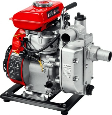Мотопомпа бензиновая ЗУБР МП- 350 для слабозагрязненной воды [МП-350]
