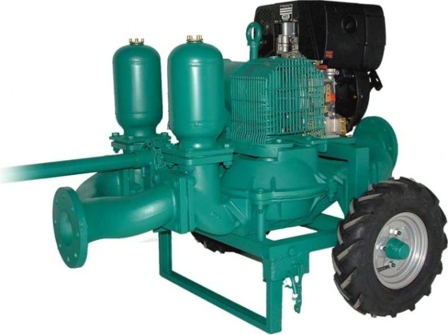 Мотопомпа дизельная Caffini Libellula LIB/2-6 P58.5/AL-NBR/Hatz1D50+T для вязких жидкостей [121822]