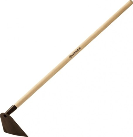 Мотыга GRINDA 190мм трапецевидная, с деревянным черенком [39597]