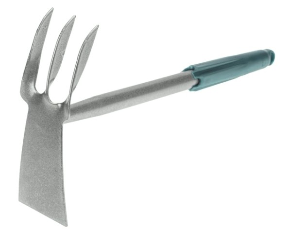 Мотыжка ЧЕТЫРЕ СЕЗОНА 64-0016 комбинированная 3 витых зубца