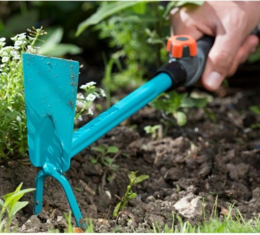 Мотыжка ручная с 2 зубцами GARDENA 5 см, насадка для комбисистемы 08913-20.000.00 [08913-20.000.00]