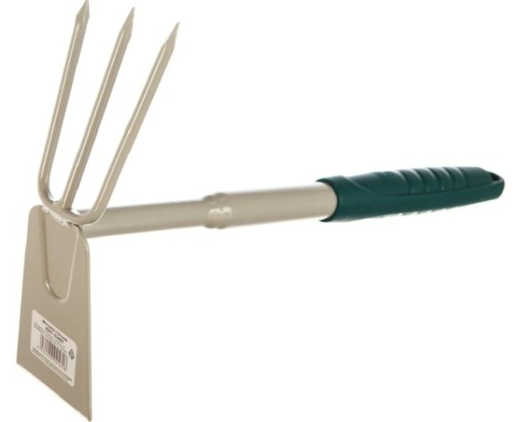 Мотыжка садовая RACO STANDART прямое лезвие 3 зубца, 320мм [4207-53487]