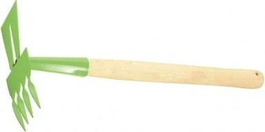 Мотыжка СИБРТЕХ комбинированная, 80*380 мм стальная, деревянная рукоятка, Агроном [62342]