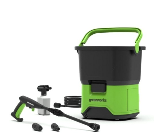 Мойка GREENWORKS GDC40 5104507, аккумуляторная, (без акб и з/у) [5104507]