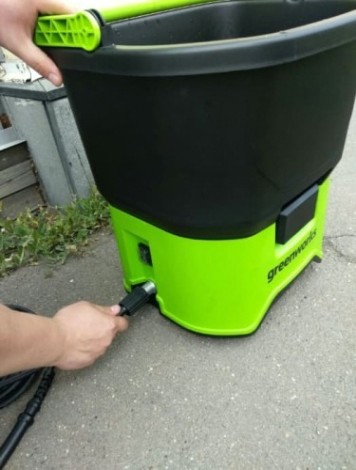 Мойка GREENWORKS GDC40 5104507, аккумуляторная, (без акб и з/у) [5104507]