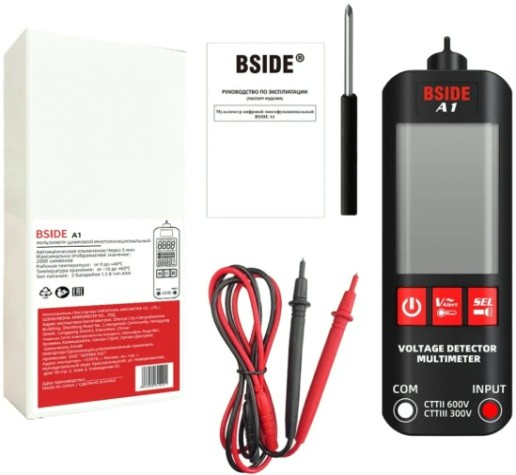 Мультиметр цифровой BSIDE A1 многофункциональный [064-0005]
