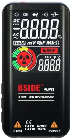 Мультиметр цифровой BSIDE S20 с цветным дисплеем и встроенным аккумулятором [064-0003]