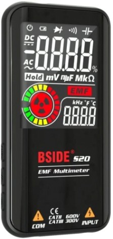 Мультиметр цифровой BSIDE S20 с цветным дисплеем и встроенным аккумулятором [064-0003]