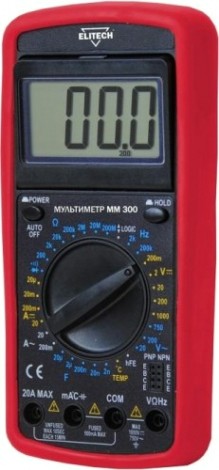 Мультиметр цифровой ELITECH ММ 300 [182087]