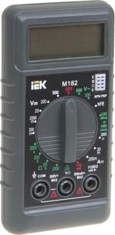Мультиметр цифровой IEK Compact M182 [TMD-1S-182]